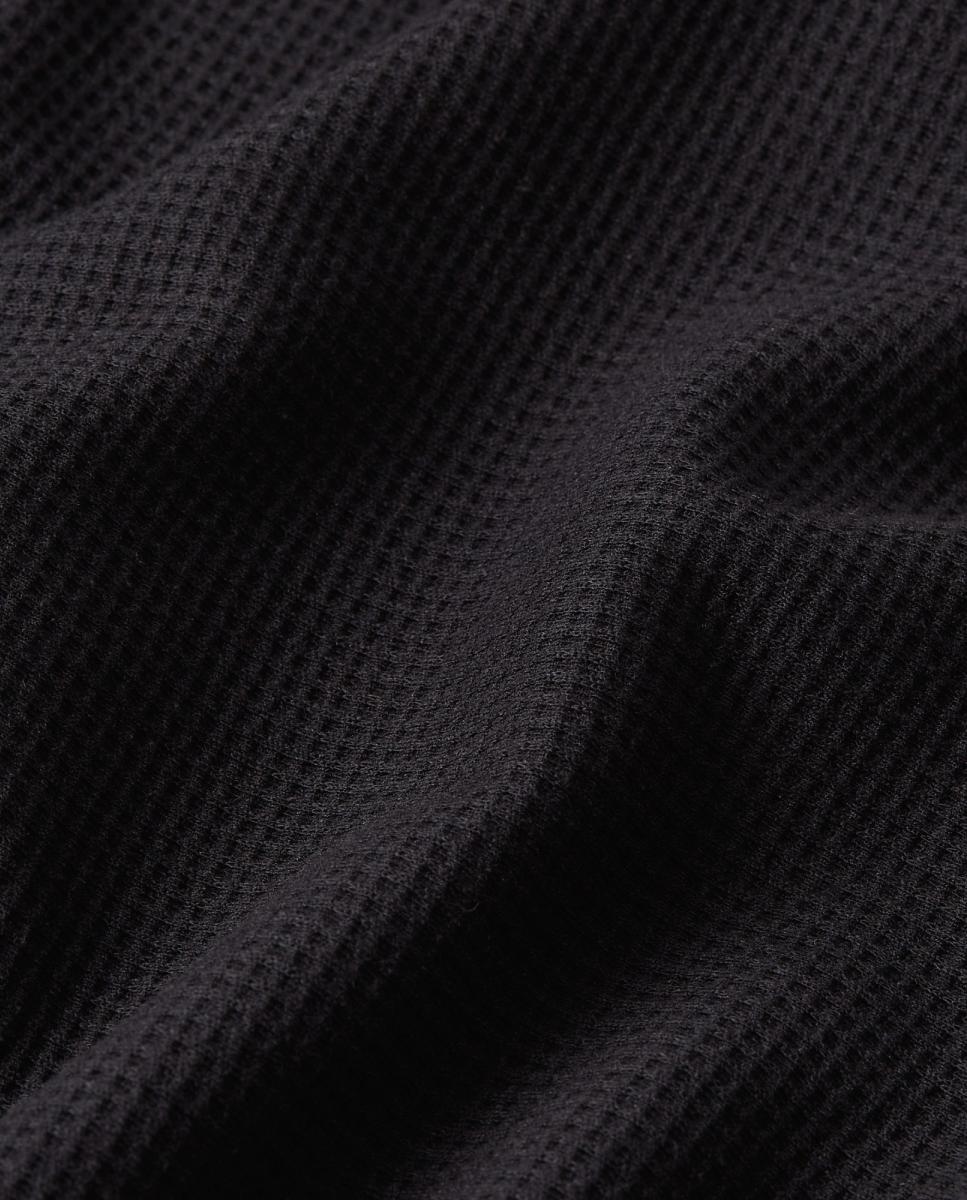 T-shirt de Corte Regular com Manga Curta Preto-5