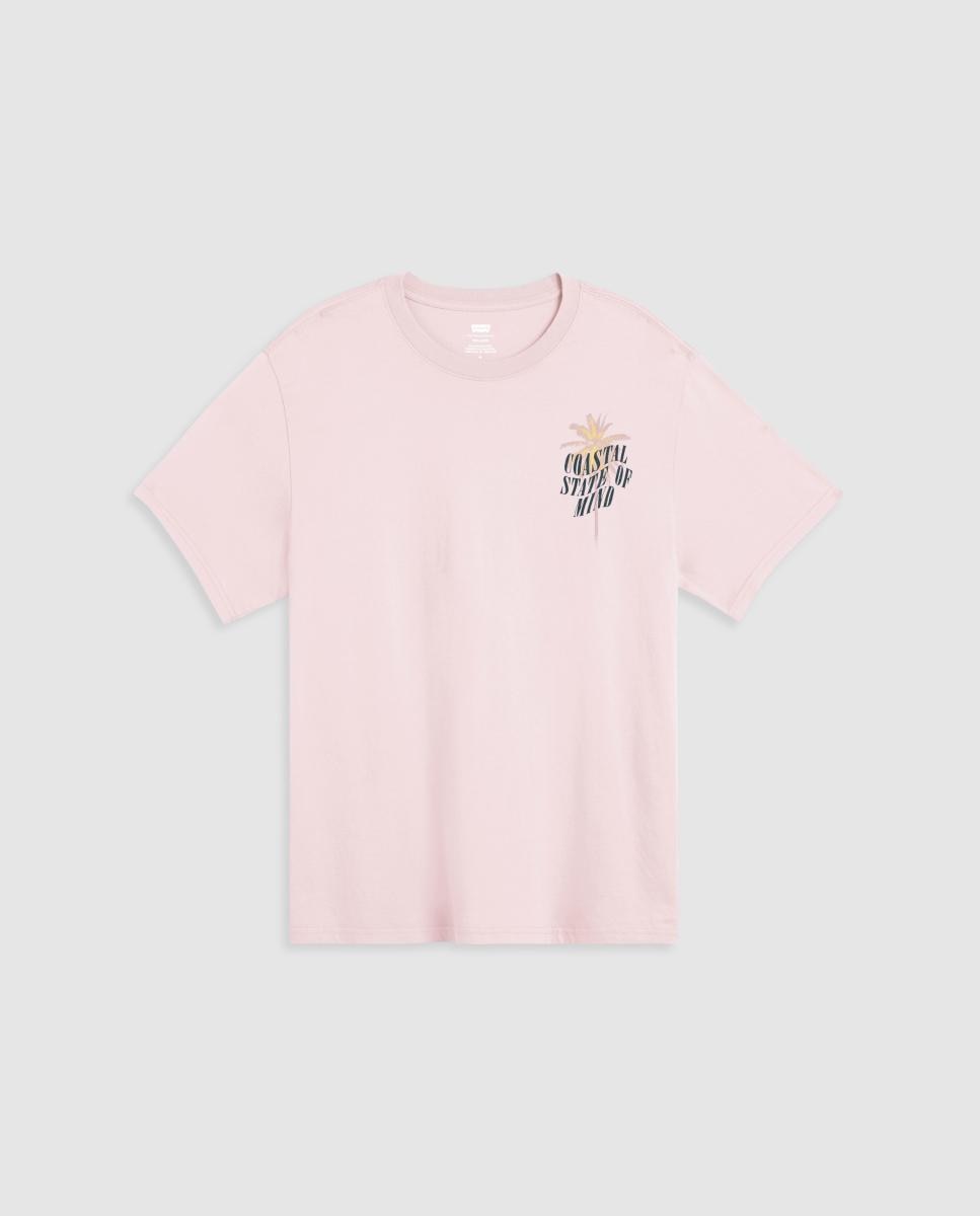 T-shirt de Manga Curta com Decote Redondo Branco-5
