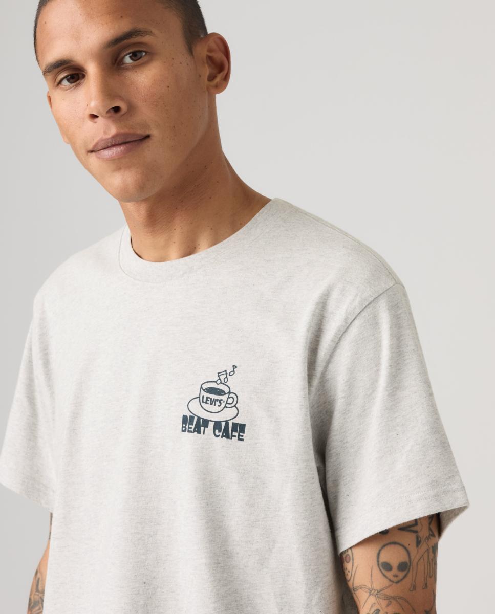 Imagen 3 de Camiseta de hombre de manga corta con cuello redondo - Levi's - Gris claro Gris claro
