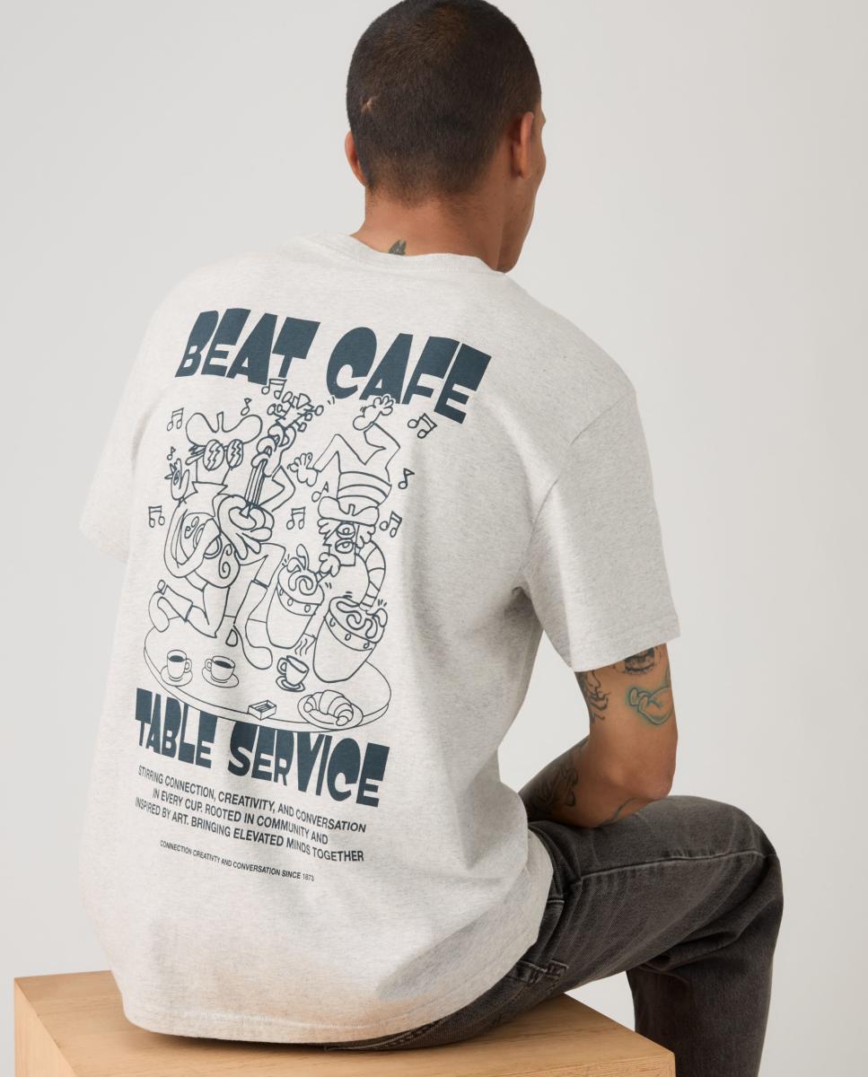 Imagen 4 de Camiseta de hombre de manga corta con cuello redondo - Levi's - Gris claro Gris claro