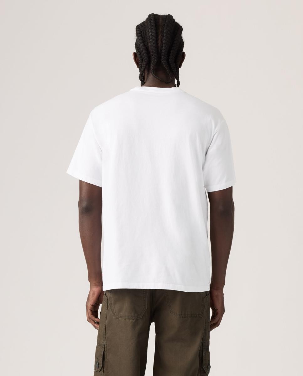 Camiseta de hombre de manga corta con cuello redondo - Levi's - Blanco Blanco-2