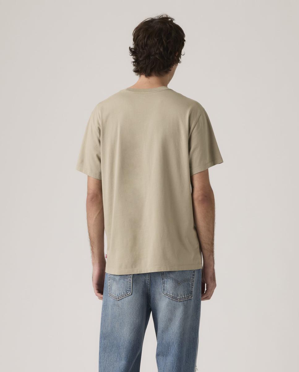 Camiseta de hombre de manga corta con cuello redondo - Levi's - Beige Beige-2