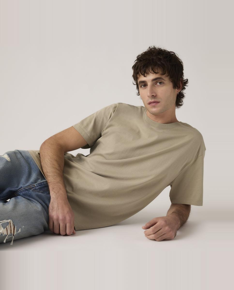 Camiseta de hombre de manga corta con cuello redondo - Levi's - Beige Beige-3