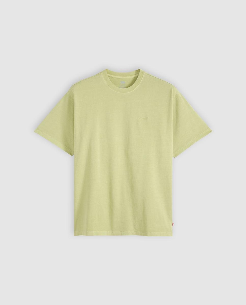 T-shirt de Manga Curta com Decote Redondo Verde-claro-4