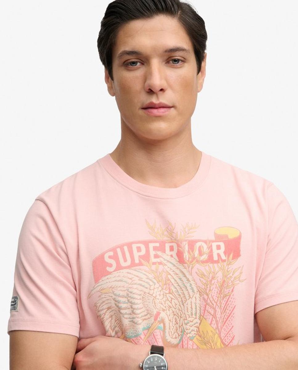 T-shirt Tokyo de Corte Relaxed Rosa-3