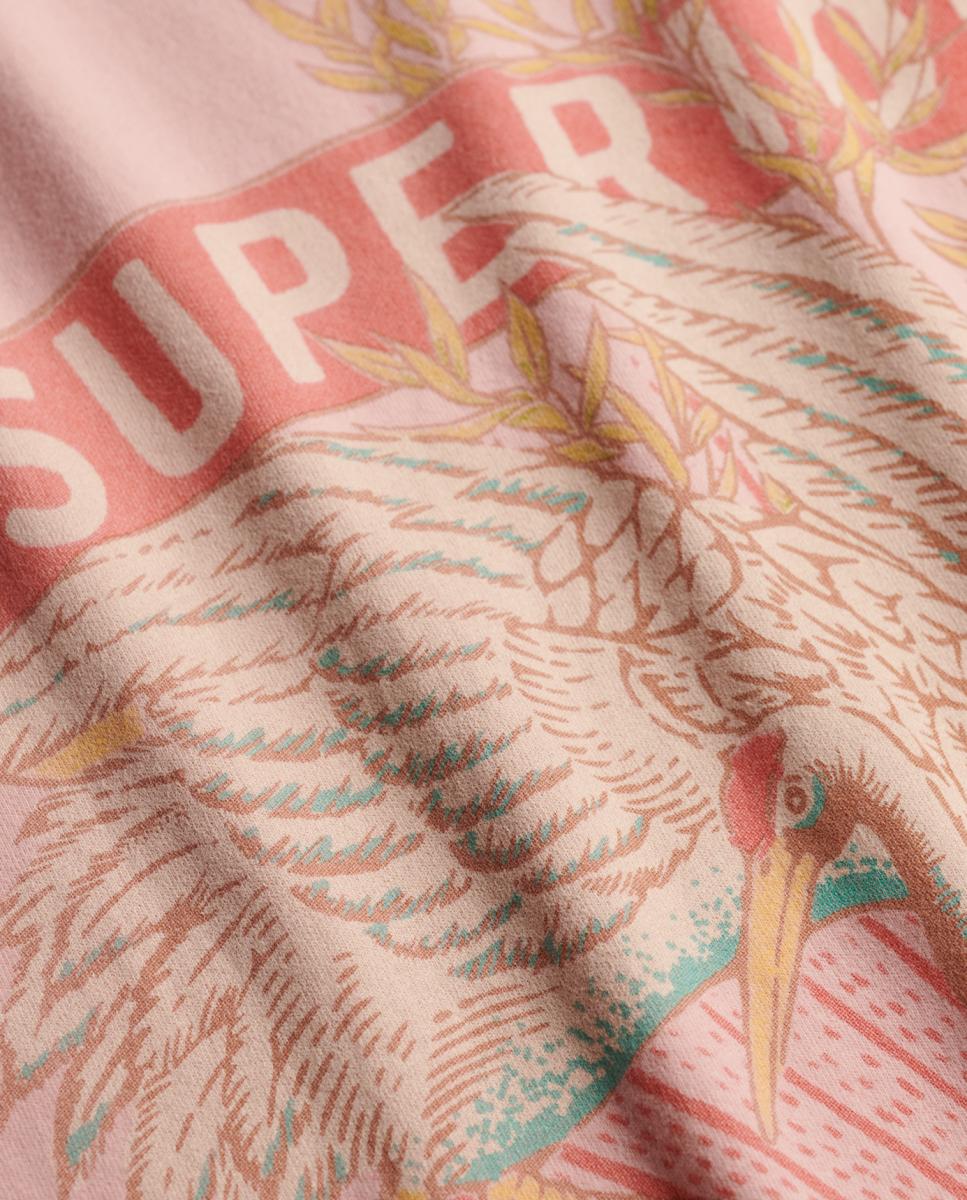 T-shirt Tokyo de Corte Relaxed Rosa-5