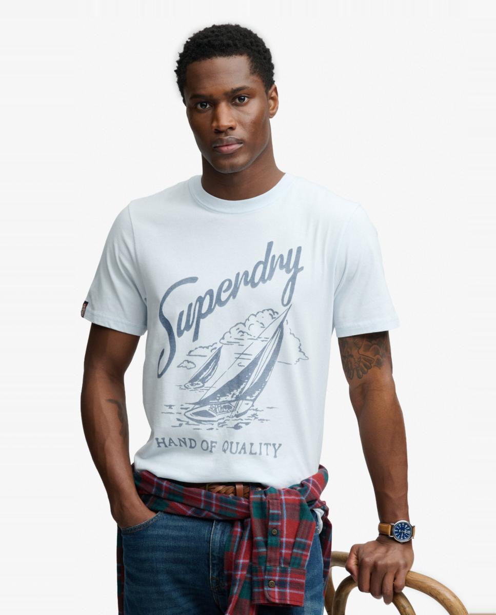 T-shirt Lo-Fi Dockside Azul-2