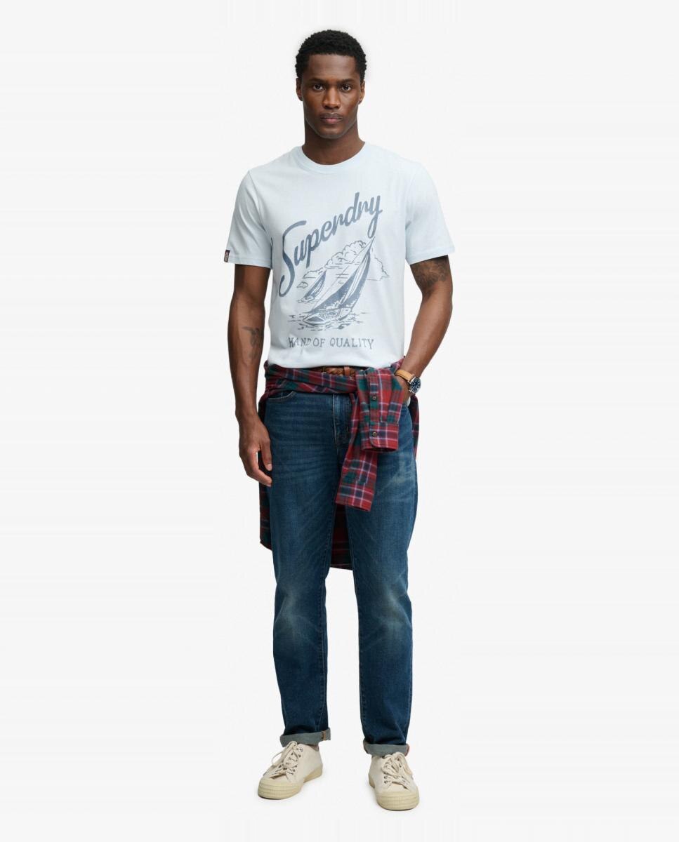 T-shirt Lo-Fi Dockside Azul-5