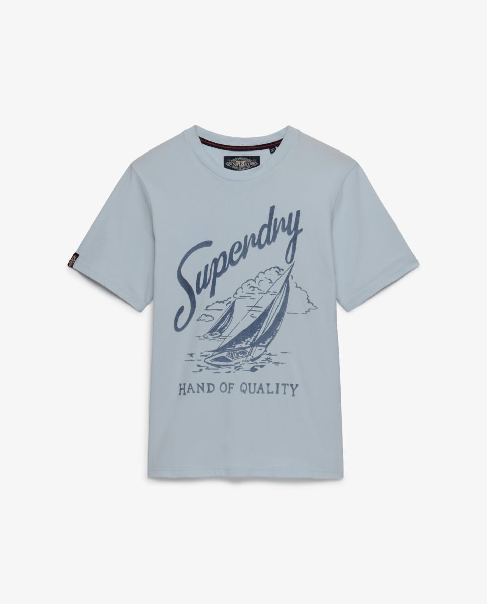 T-shirt Lo-Fi Dockside Azul-4