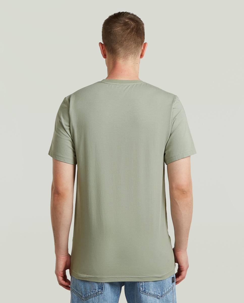 T-shirt Justa de Manga Curta Verde-2