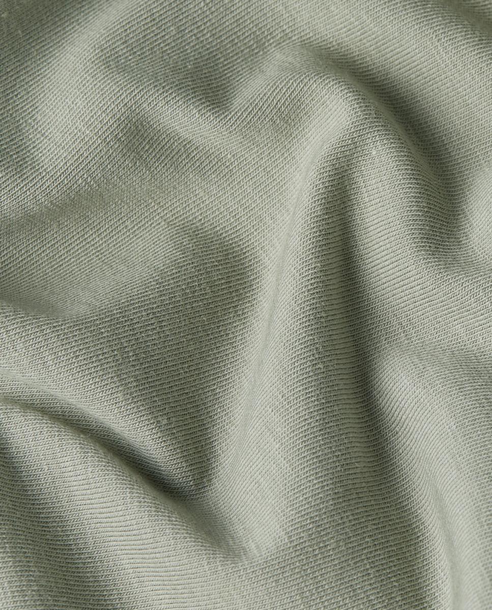 T-shirt Justa de Manga Curta Verde-6