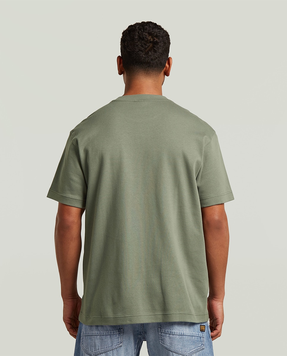 T-shirt de Corte Regular com Manga Curta Verde-2