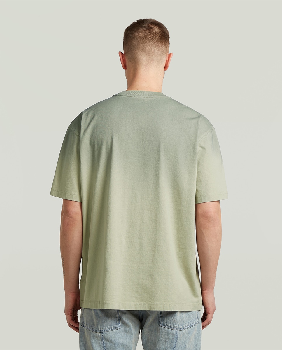 T-shirt de Manga Curta e Corte Relaxed Verde-2