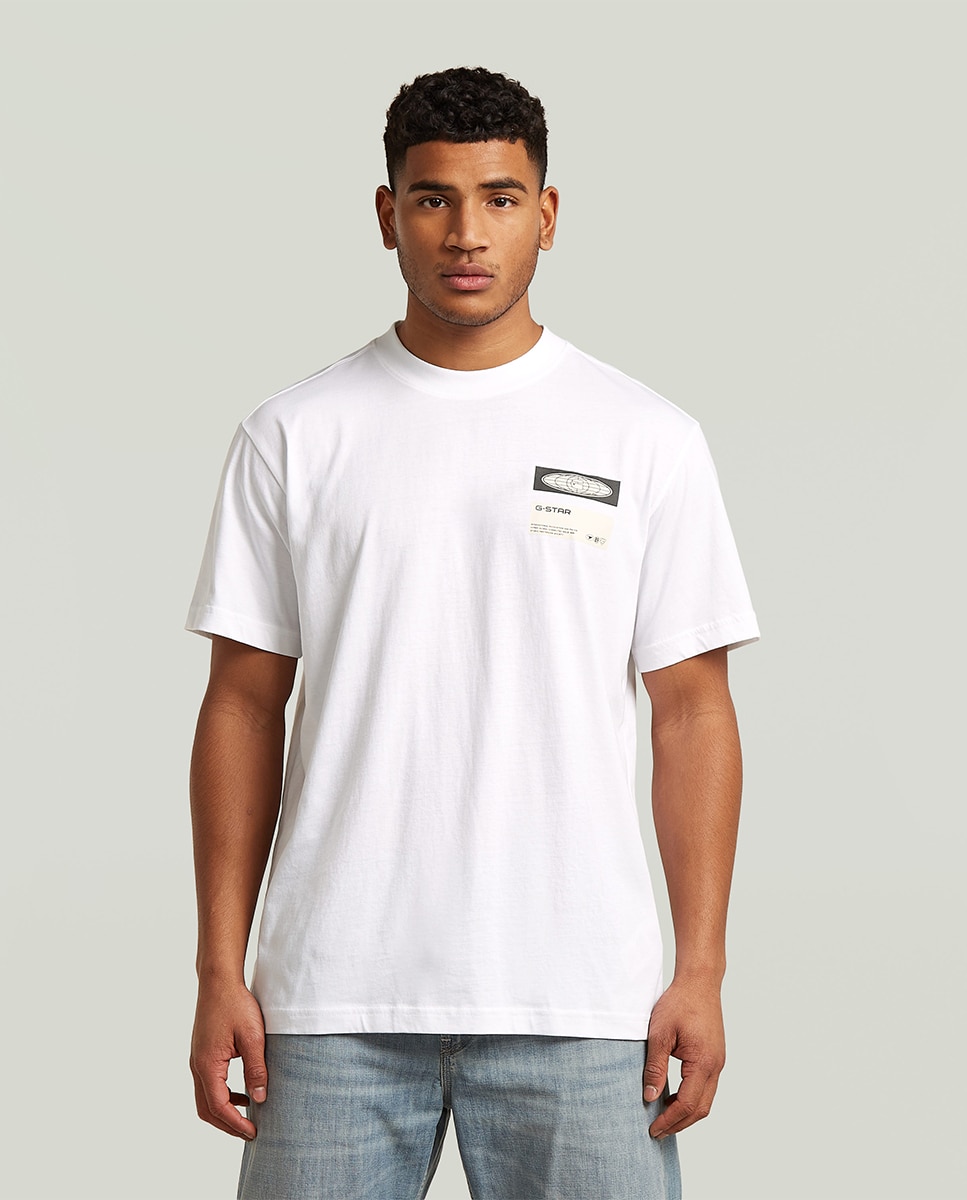 Imagem 0 de T-shirt de Corte Regular com Manga Curta