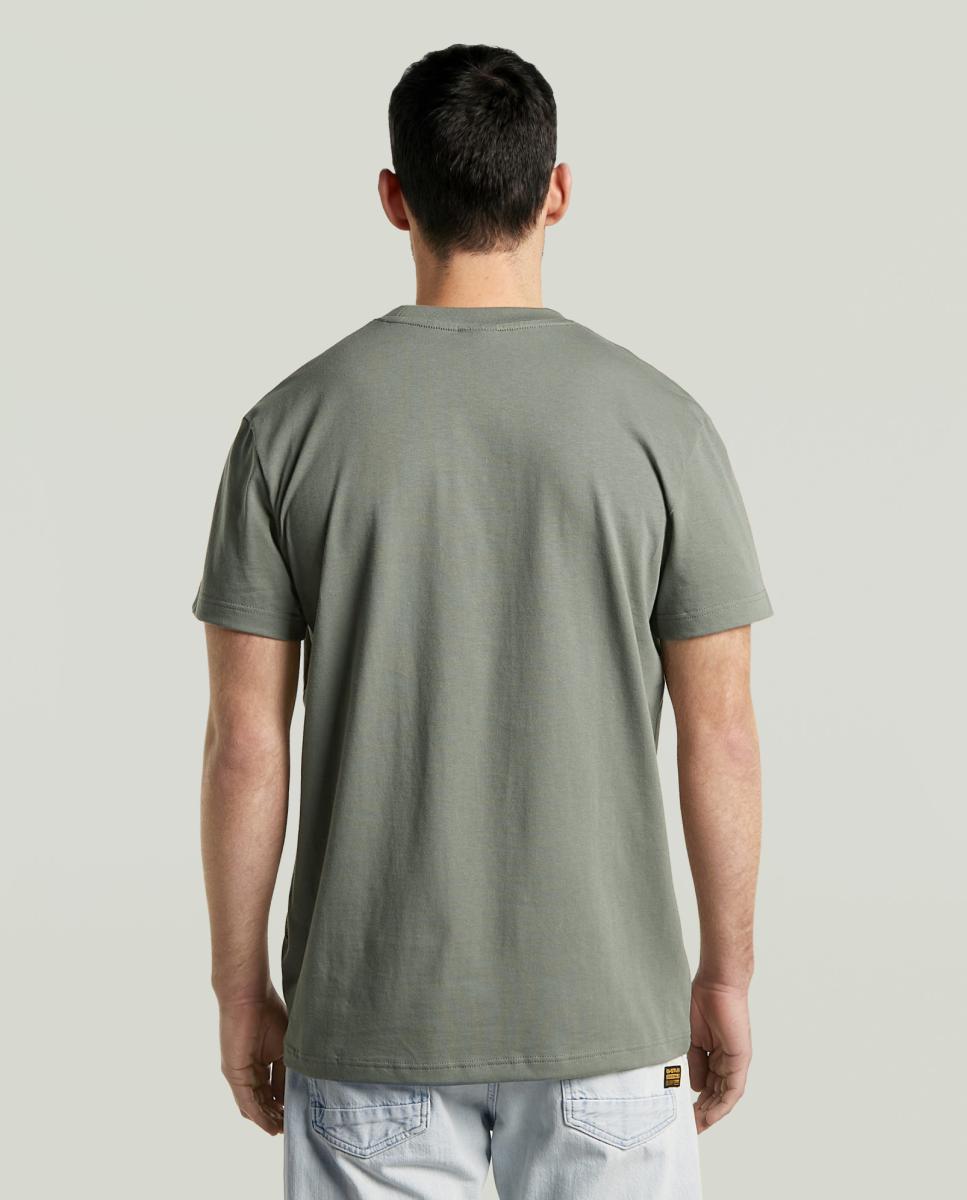 T-shirt de Corte Regular com Manga Curta Verde-2