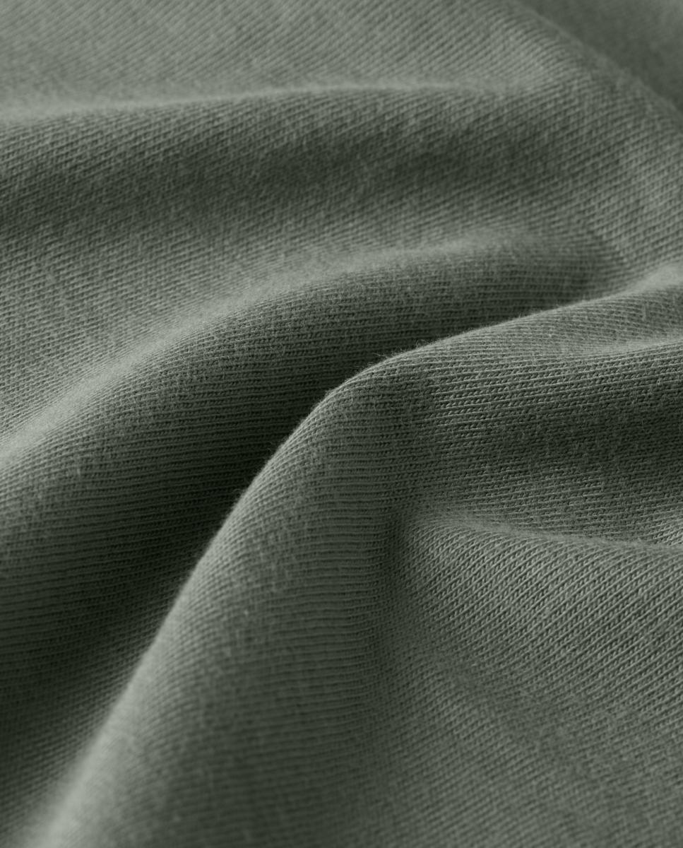 T-shirt de Corte Regular com Manga Curta Verde-5
