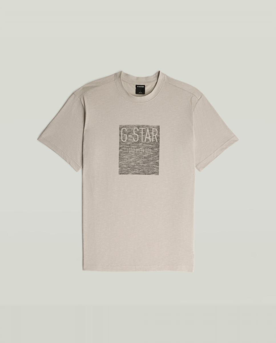 Camiseta de hombre de manga corta y corte recto - G-Star - Crudo Crudo-4