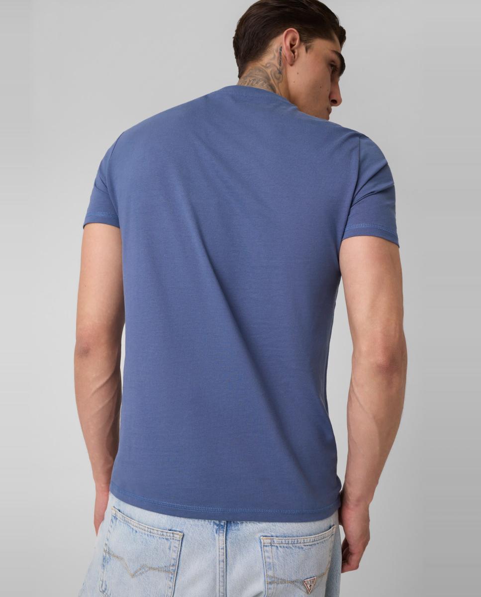Camiseta de manga corta de hombre - Guess - Azul Azul-2