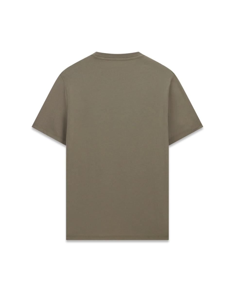 T-shirt com Manga Curta Verde-militar-2