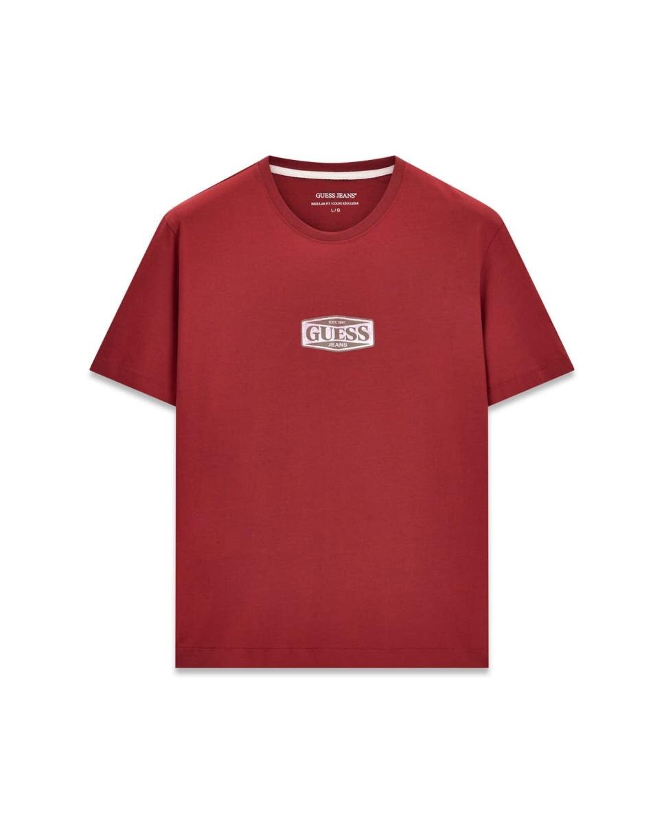 Imagen 4 de Camiseta de manga corta de hombre - Guess Jeans - Rojo Rojo