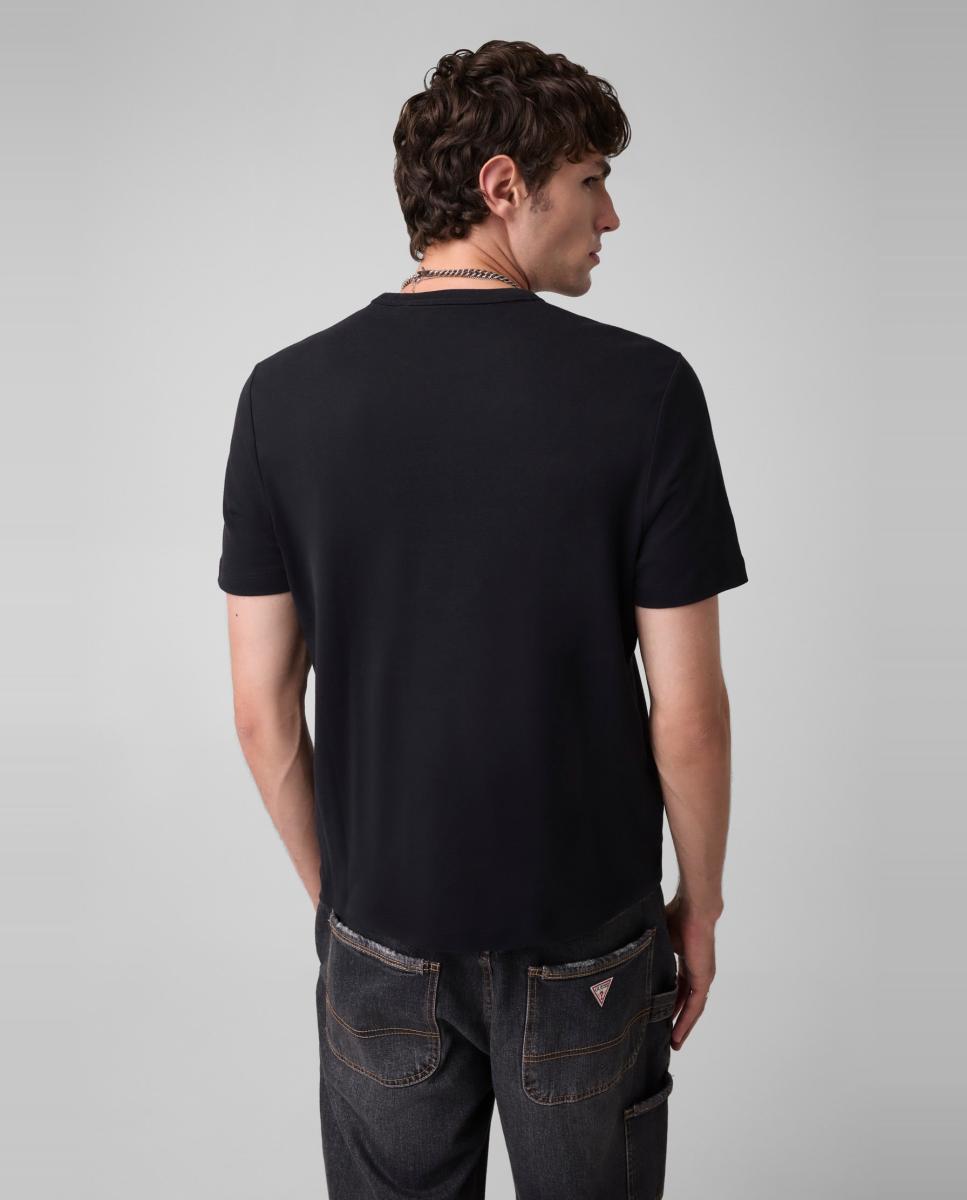 Imagen 2 de Camiseta de manga corta de hombre - Guess Jeans - Negro Negro