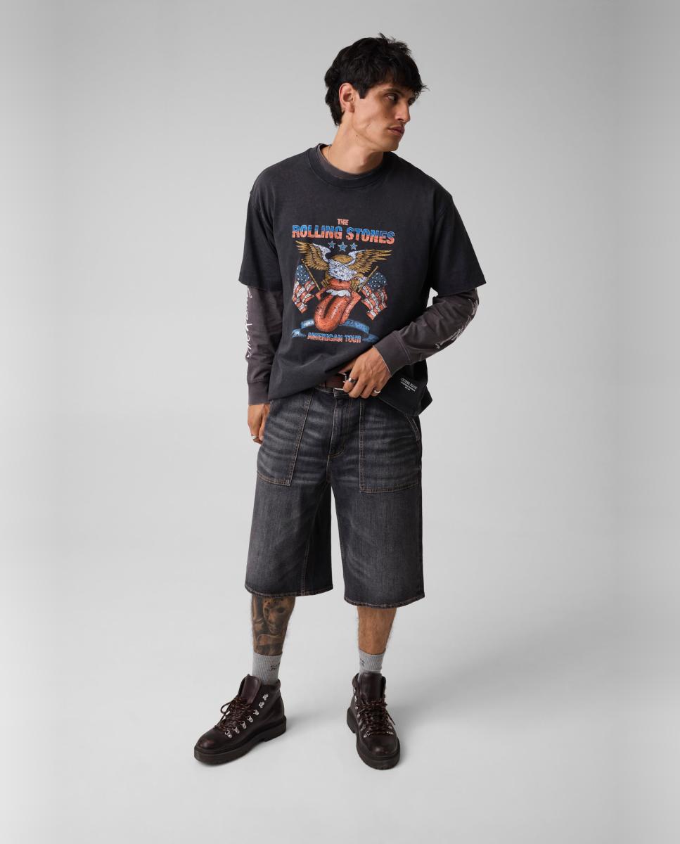 Imagen 6 de Camiseta de manga corta de hombre - Guess Jeans - Negro Negro