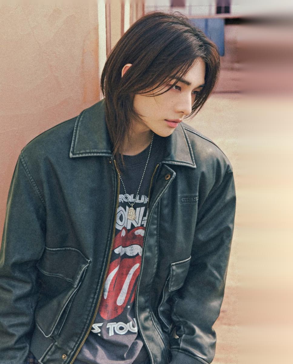 Imagen 5 de Camiseta de manga larga de hombre - Guess Jeans - Negro Negro
