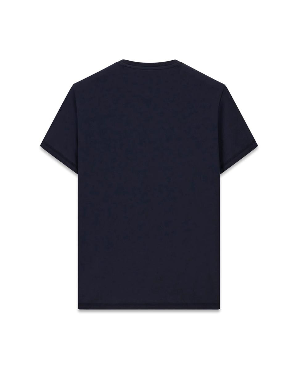 T-shirt com Manga Curta Azul-marinho-2
