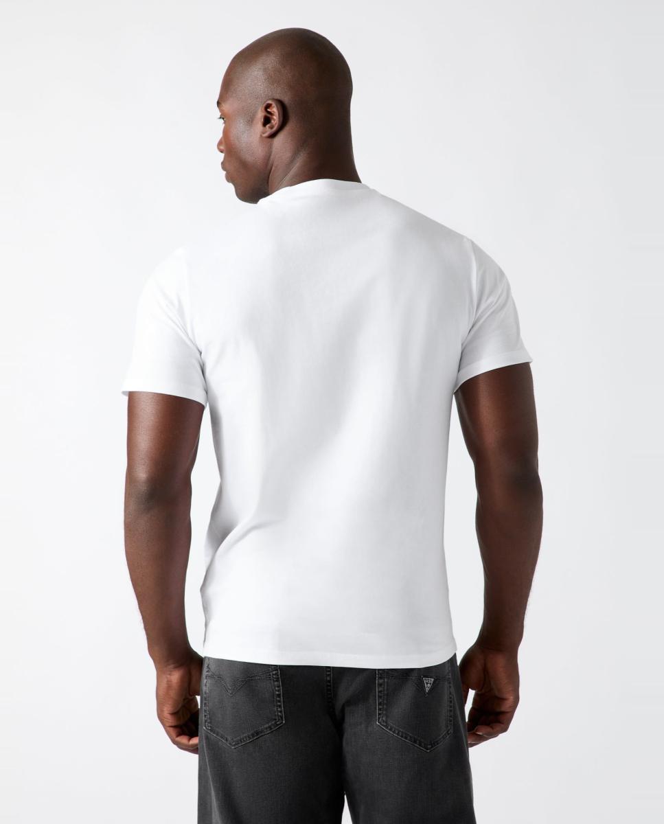 Camiseta de manga corta de hombre - Guess - Blanco Blanco-2