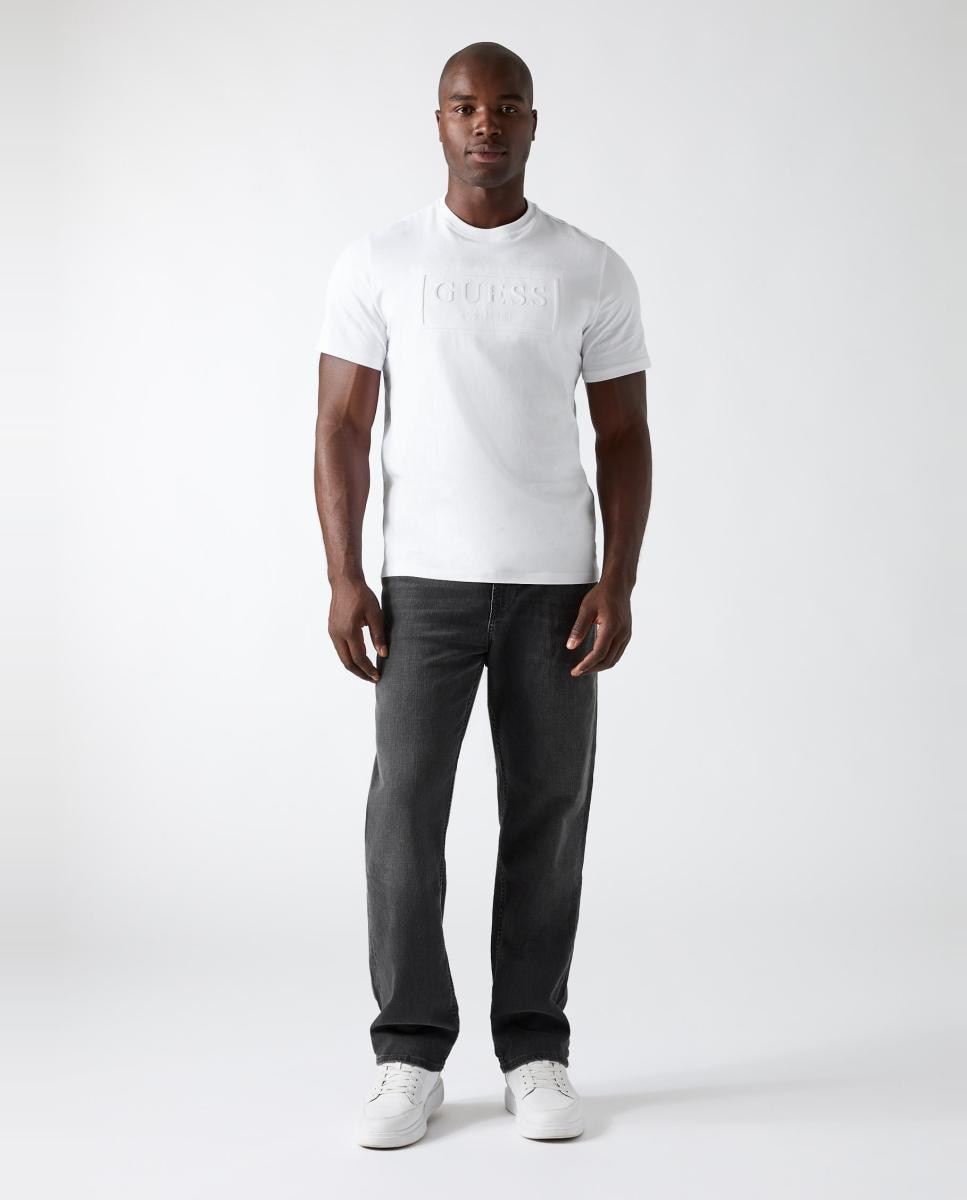 Camiseta de manga corta de hombre - Guess - Blanco Blanco-5