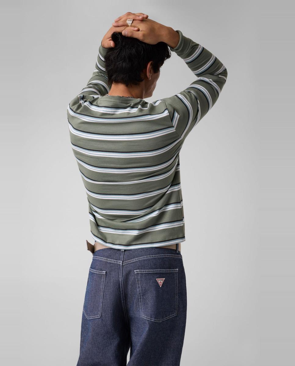 Imagen 2 de Camiseta de manga larga de hombre - Guess Jeans - Multicolor Multicolor