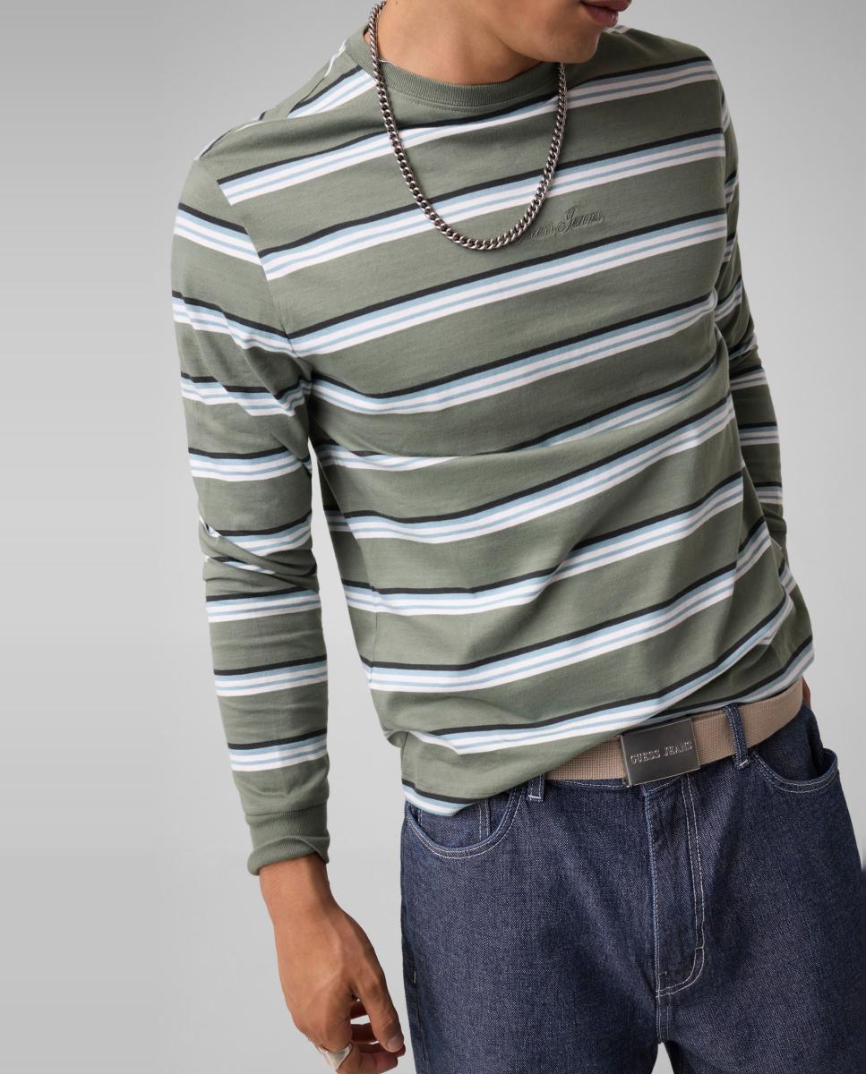 Imagen 3 de Camiseta de manga larga de hombre - Guess Jeans - Multicolor Multicolor