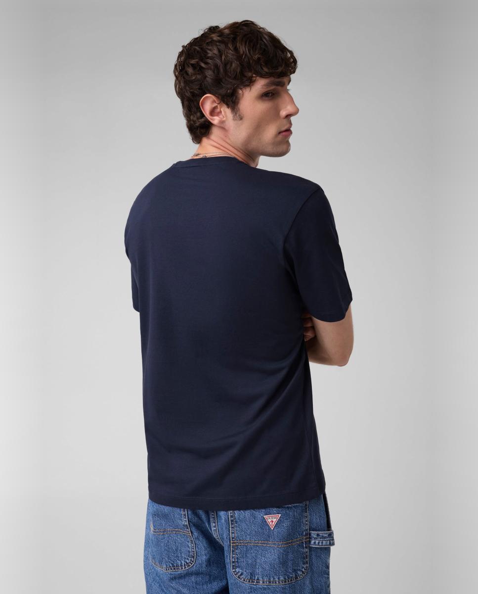 Imagen 2 de Camiseta de manga corta de hombre - Guess Jeans - Azul marino Azul marino