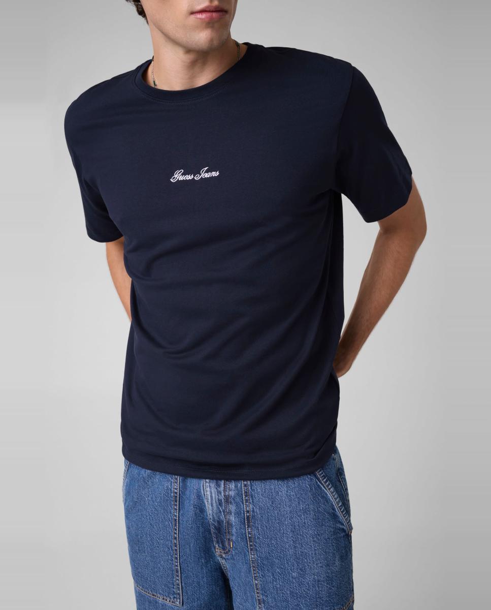 Imagen 3 de Camiseta de manga corta de hombre - Guess Jeans - Azul marino Azul marino