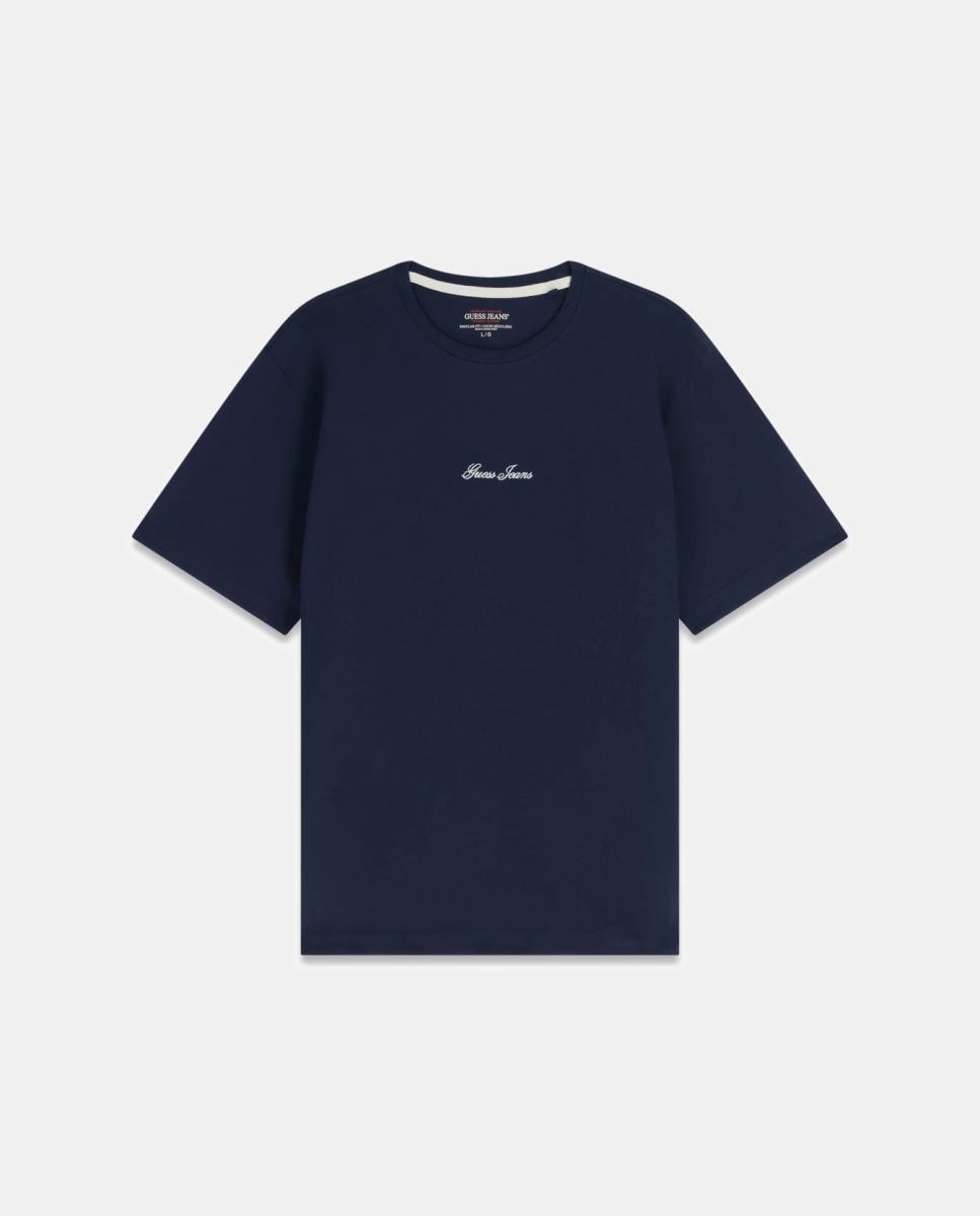 Imagen 4 de Camiseta de manga corta de hombre - Guess Jeans - Azul marino Azul marino