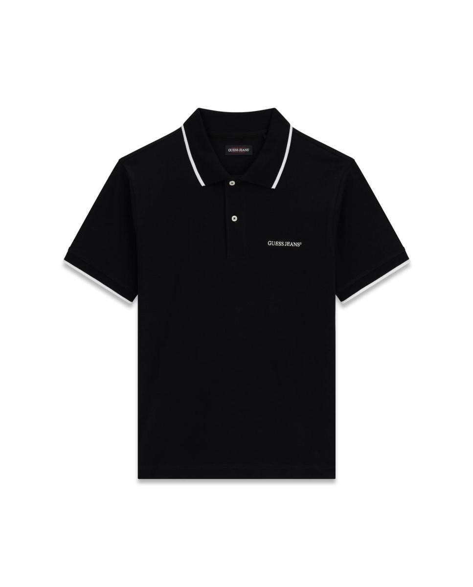 Polo de manga corta de hombre - Guess Jeans - Negro Negro-4