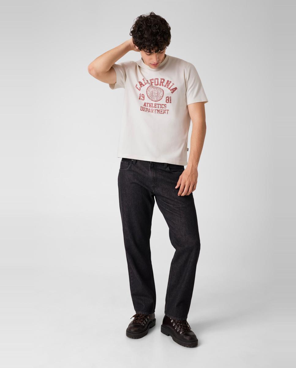 Camiseta de manga corta de hombre - Guess Jeans - Blanco Blanco-5