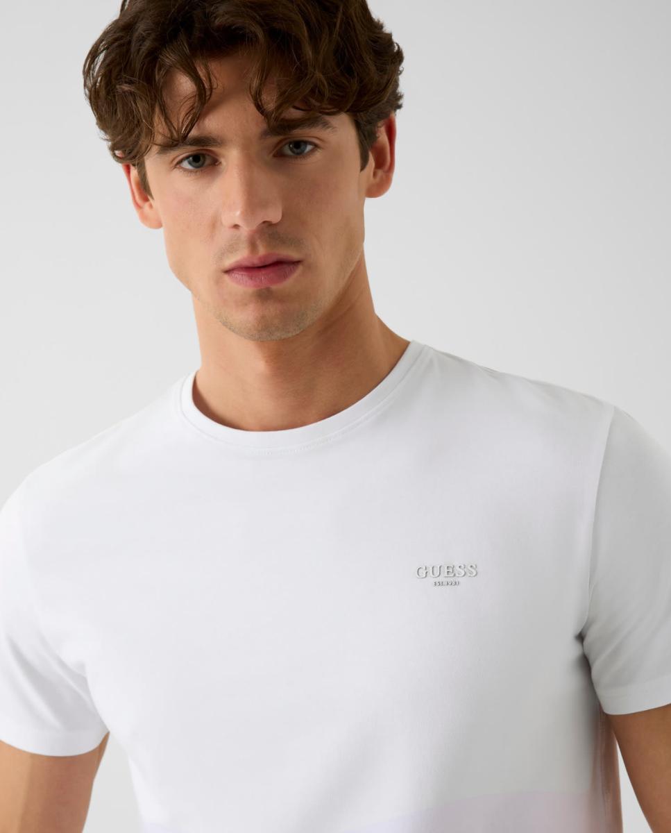 Camiseta de manga corta de hombre - Guess - Blanco Blanco-3