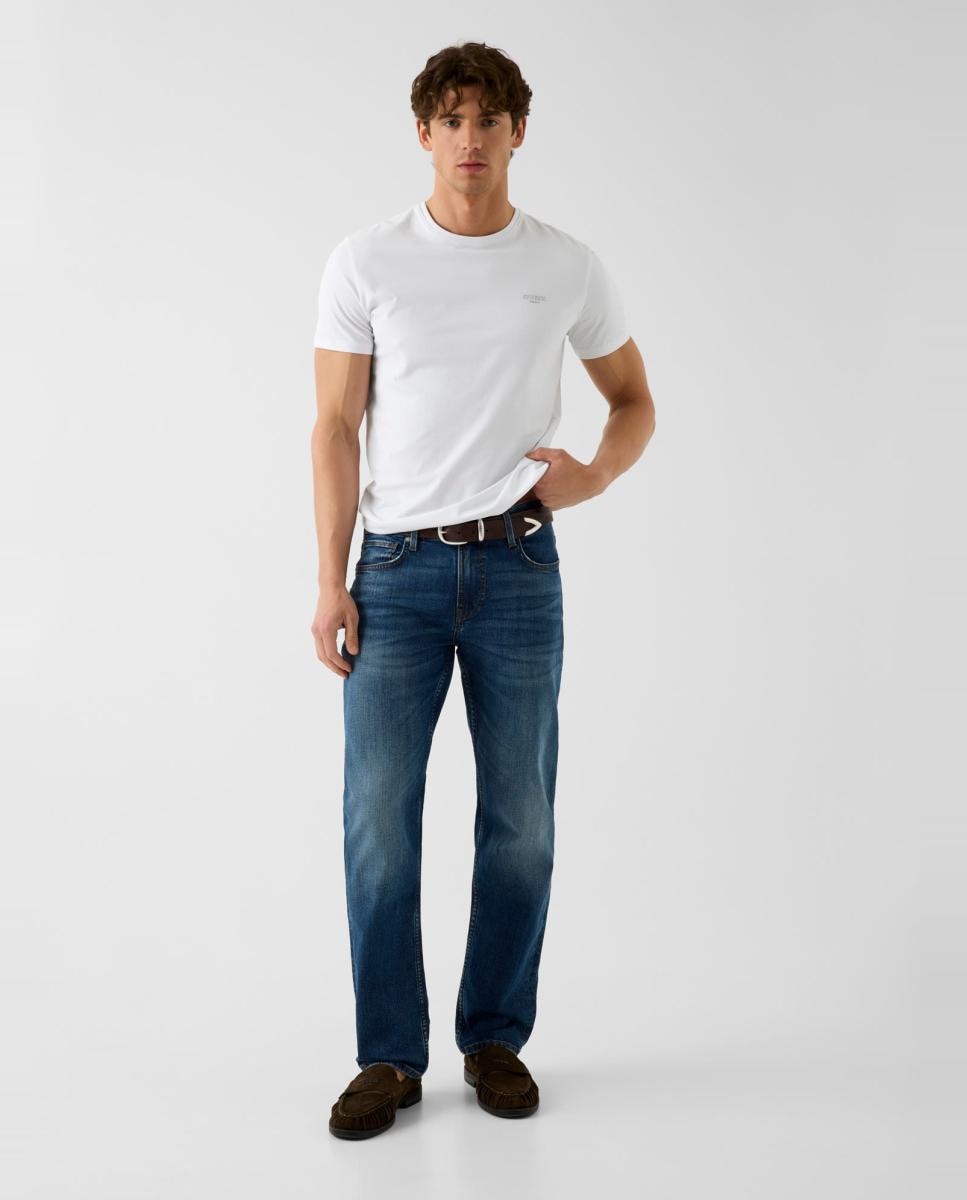 Camiseta de manga corta de hombre - Guess - Blanco Blanco-5