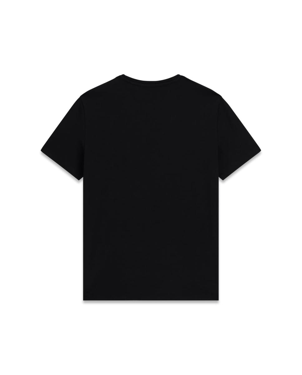 T-shirt com Manga Curta Preto-5