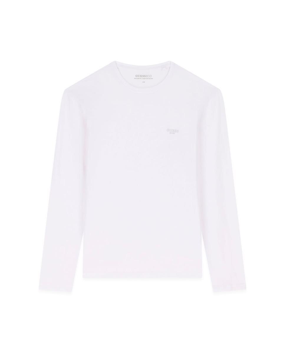 Camiseta de manga larga de hombre - Guess - Blanco Blanco-1