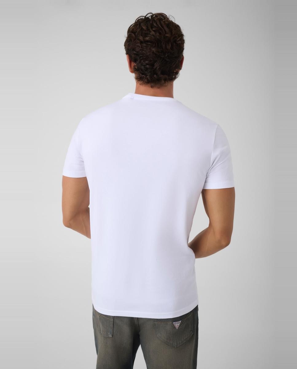 Imagen 2 de Camiseta de manga corta de hombre - Guess - Blanco Blanco