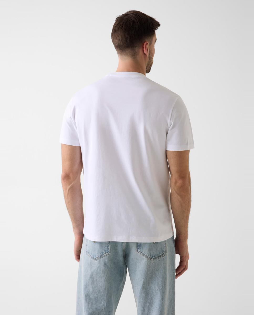 Camiseta de manga corta de hombre - Guess - Blanco Blanco-2