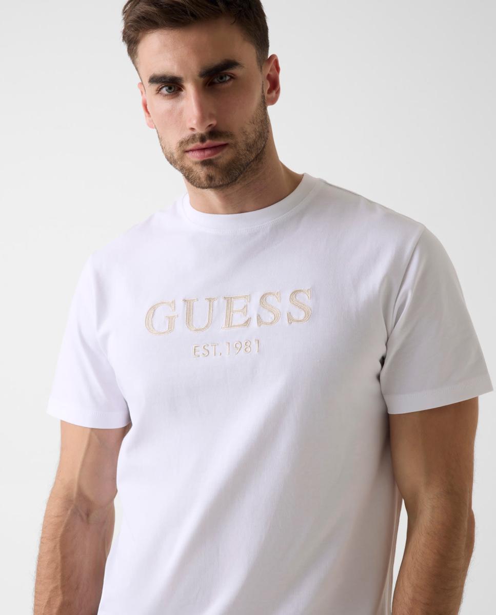 Camiseta de manga corta de hombre - Guess - Blanco Blanco-3