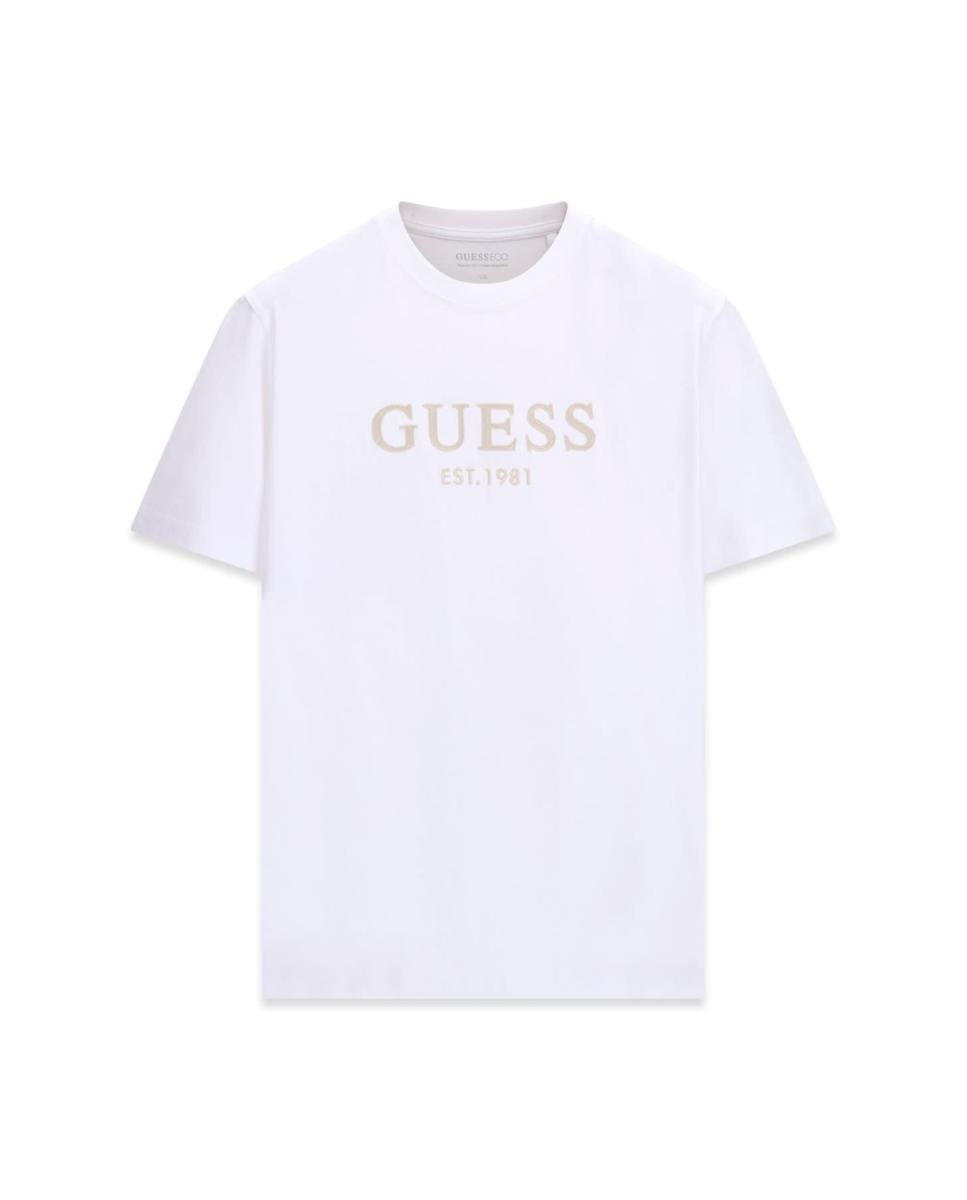 Camiseta de manga corta de hombre - Guess - Blanco Blanco-4