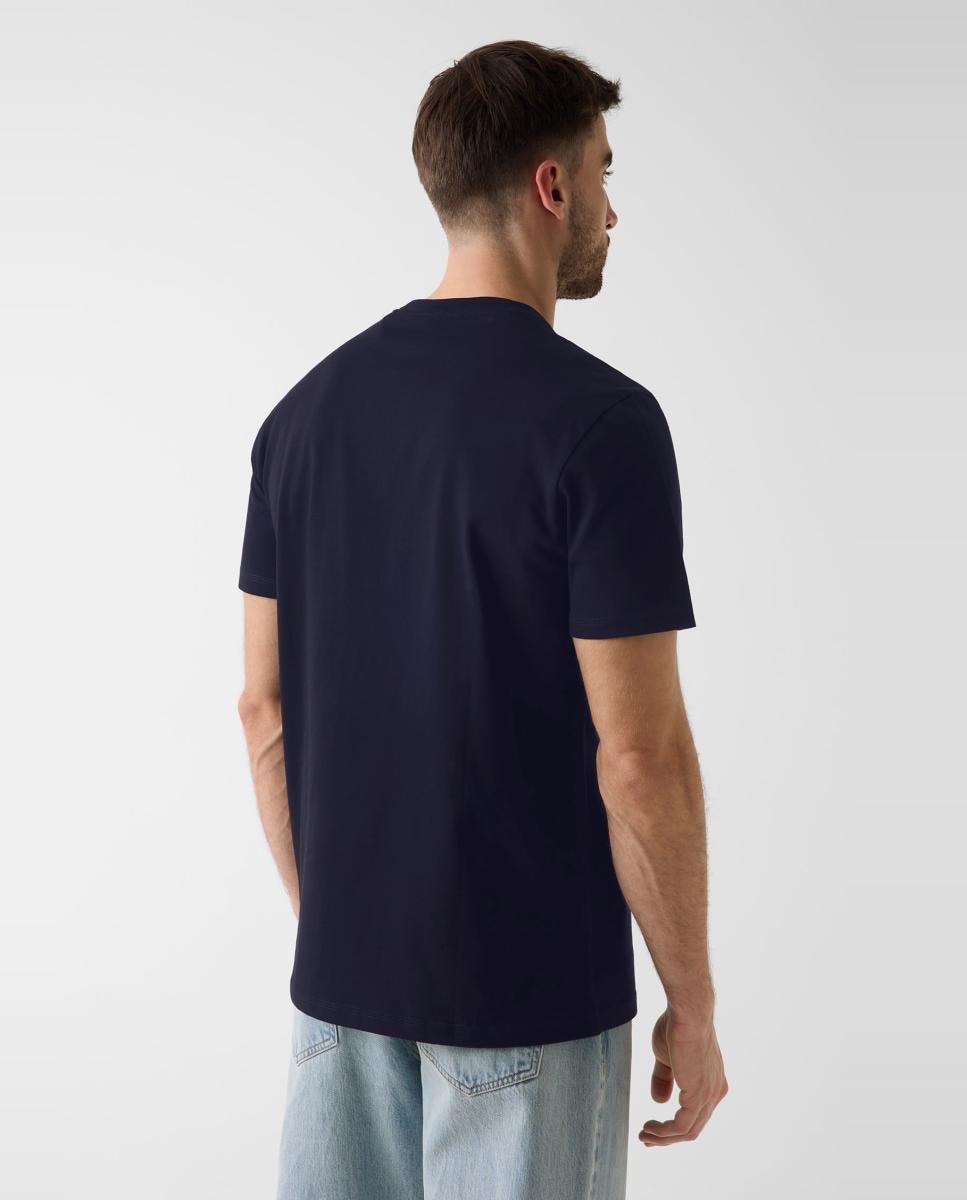 Camiseta de manga corta de hombre - Guess - Azul marino Azul marino-2