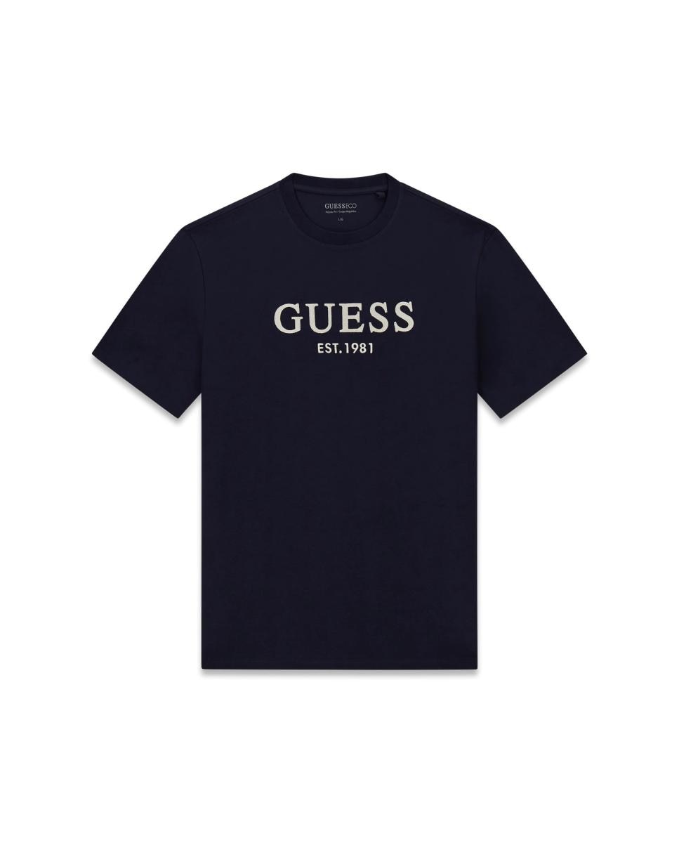 Camiseta de manga corta de hombre - Guess - Azul marino Azul marino-4
