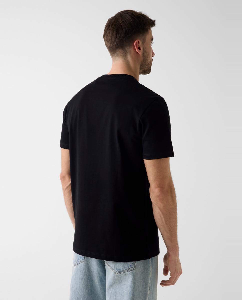 Camiseta de manga corta de hombre - Guess - Negro Negro-2