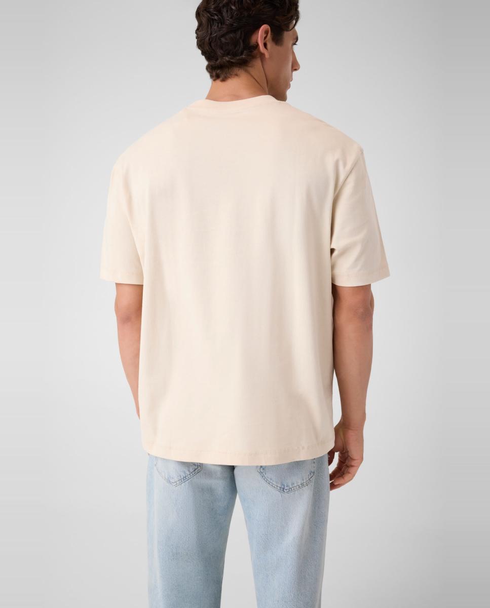 Camiseta de manga corta de hombre - Guess - Beige Beige-2