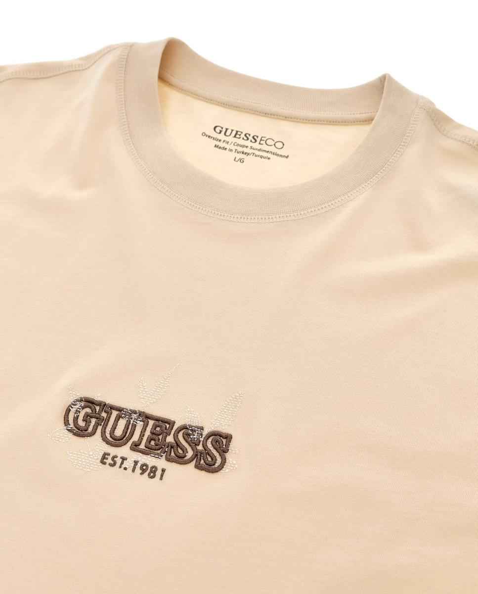 Camiseta de manga corta de hombre - Guess - Beige Beige-5